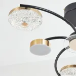 Потолочная люстра Arte Milano Ferrara-72069 279169/3+3 BK/GD