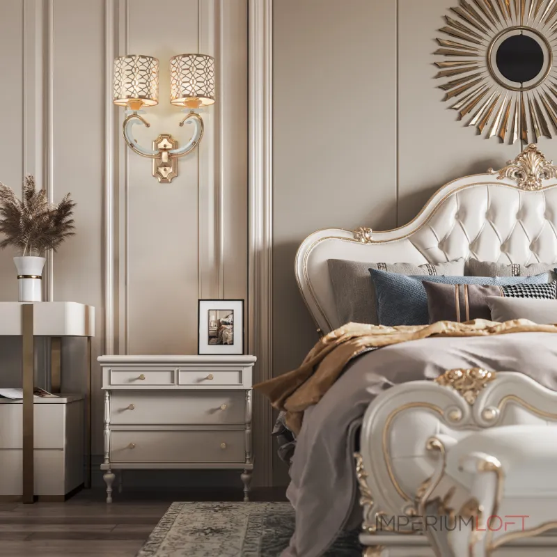 Бра Arte Milano Florentia-1237 301237/2W Wh/Gd от ImperiumLoft Бра Arte Milano Florentia-1237 301237/2W Wh/Gd от ImperiumLoft