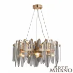 Подвесная люстра Arte Milano AM-7753B 7753B.D600.H300.E14.6 G