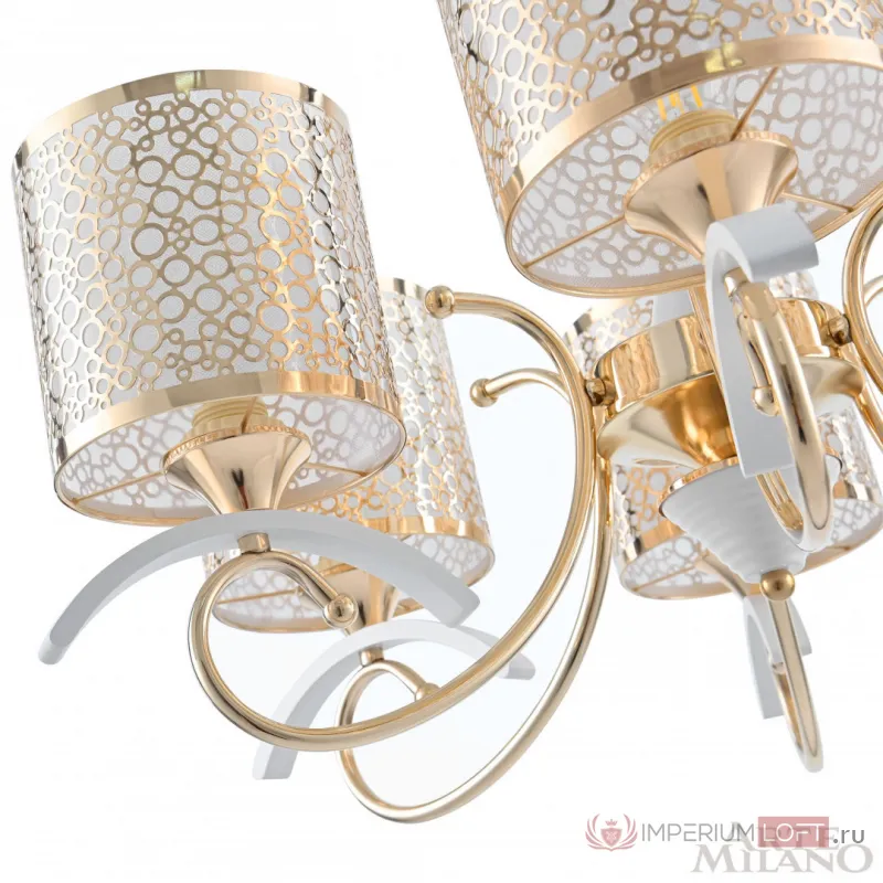 Люстра подвесная Arte Milano Florentia-9787 309787/6 Wh/Gd от ImperiumLoft