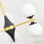 Люстра на штанге Arte Milano Neapolis-71580 271580/6 BK/GD