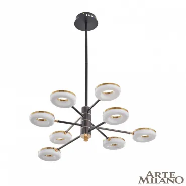 Люстра светодиодная Arte Milano Ferrara-72999 276699/8 BK/GD