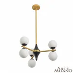 Люстра на штанге Arte Milano Neapolis-71580 271580/6 BK/GD