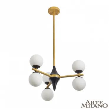 Люстра на штанге Arte Milano Neapolis-71580 271580/6 BK/GD
