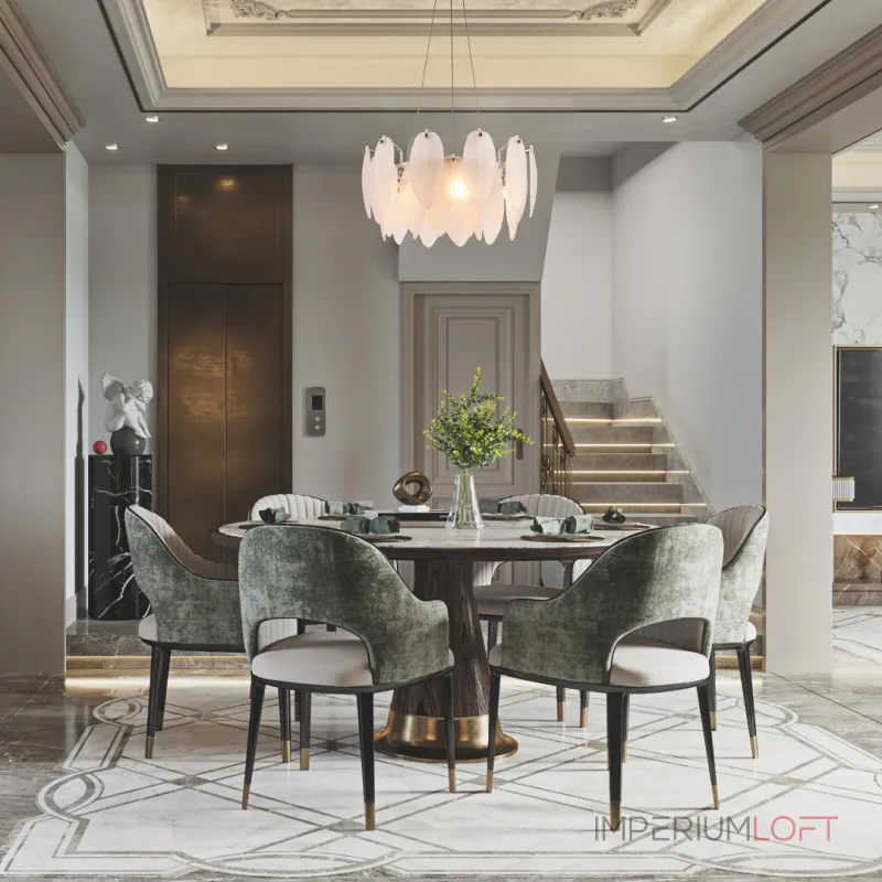 Подвесная люстра Arte Milano AM-4653 4653.D450.H240.E14.5 Ni