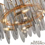 Подвесная люстра Arte Milano AM-7753B 7753B.D600.H300.E14.6 G