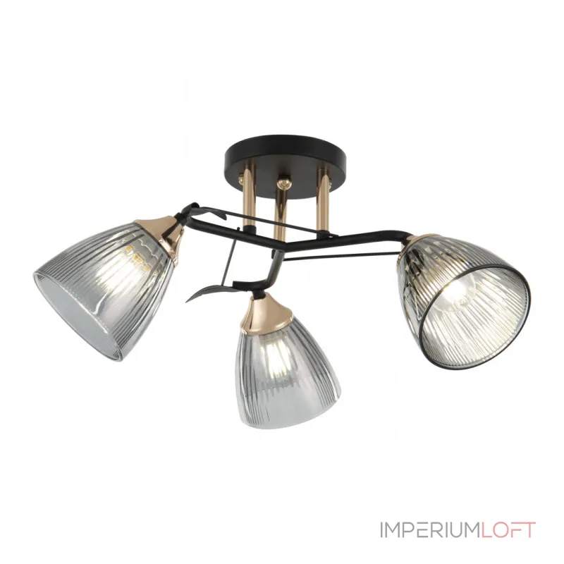 Потолочная люстра Arte Milano AMALFI-322610 322610/3 BK+FG Потолочная люстра Arte Milano AMALFI-322610 322610/3 BK+FG