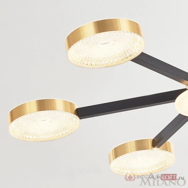 Люстра светодиодная Arte Milano Ferrara-72079 272079/6 BK/GD от ImperiumLoft