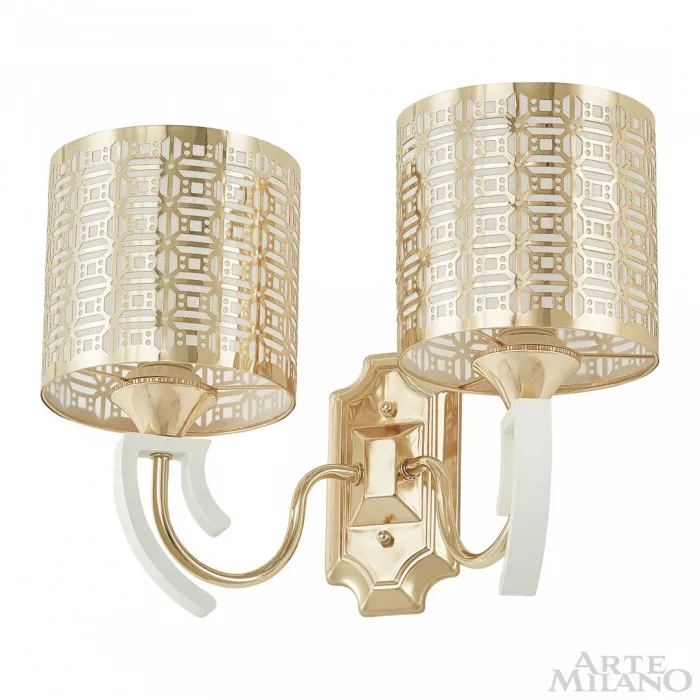 Бра Arte Milano Florentia-8857 308857/2W Wh/Gd от ImperiumLoft