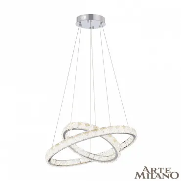 Подвесная люстра Arte Milano AM-Venezia 311311/D600-D400 NI Подвесная люстра Arte Milano AM-Venezia 311311/D600-D400 NI