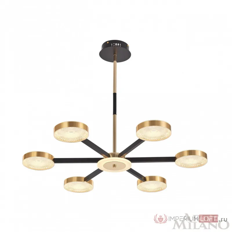 Люстра светодиодная Arte Milano Ferrara-72079 272079/6 BK/GD от ImperiumLoft