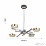 Люстра светодиодная Arte Milano Ferrara-71279 271279/4 NI/GD от ImperiumLoft
