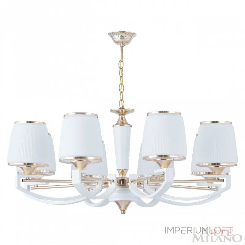 Подвесная люстра Arte Milano Florentia-2457 302457/8 Wh/Gd