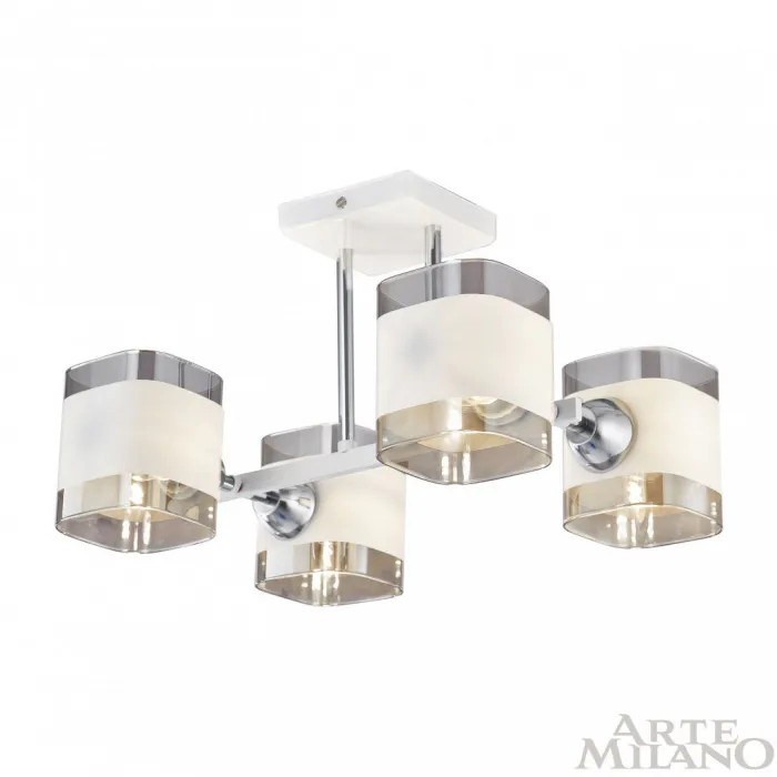 Люстра Arte Milano AMALFI-329809 329809/4 WH+CR от ImperiumLoft