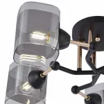 Потолочная люстра Arte Milano AMALFI-324308 324308/5 BK+FG