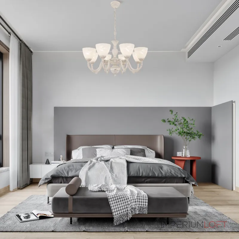 Подвесная люстра Arte Milano AM343837 347837/8 WT+SL