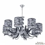 Люстра подвесная Arte Milano Florentia-4957 304957/8 Bk/Ni от ImperiumLoft