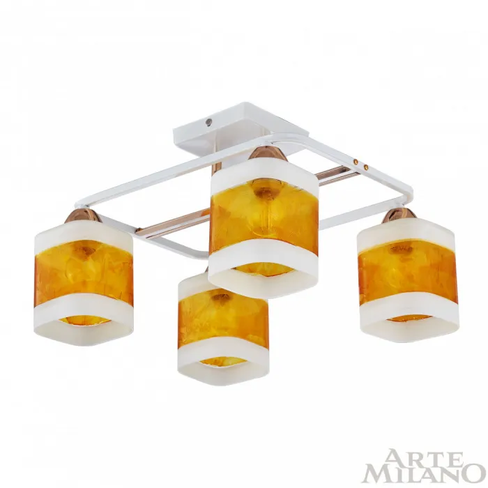 Люстра Arte Milano AMALFI-322008 322008/4 WH+FG от ImperiumLoft