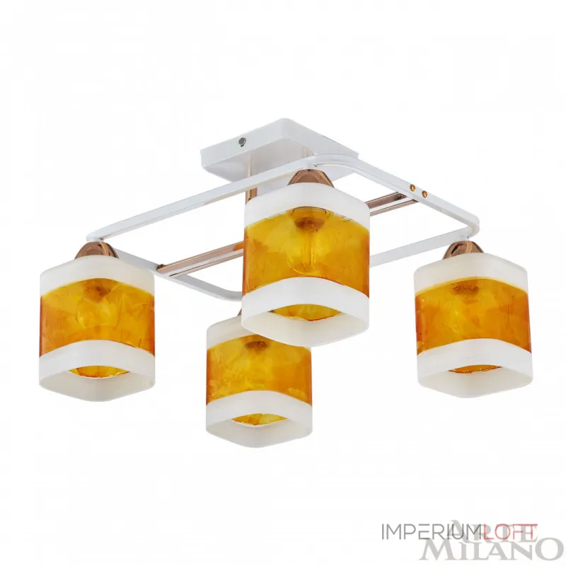 Потолочная люстра Arte Milano AMALFI-322008 322008/4 WH+FG