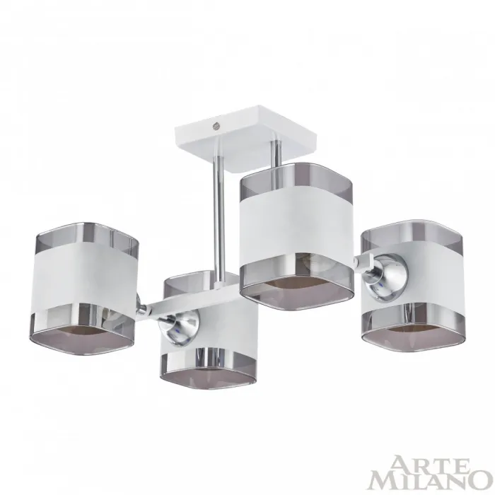 Люстра Arte Milano AMALFI-329809 329809/4 WH+CR от ImperiumLoft