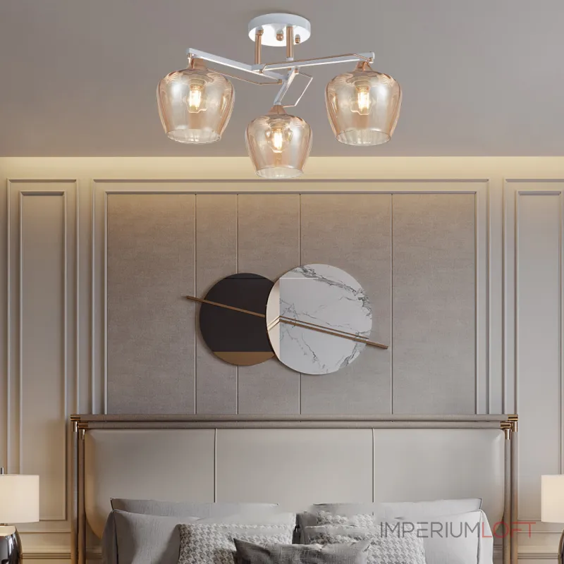 Потолочная люстра Arte Milano AMALFI-329508 329508/3 WH+FG