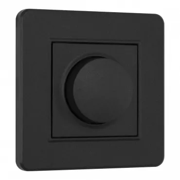 Диммер 500W с рамкой однопостовой Arte Milano SET16-1-48-1 black