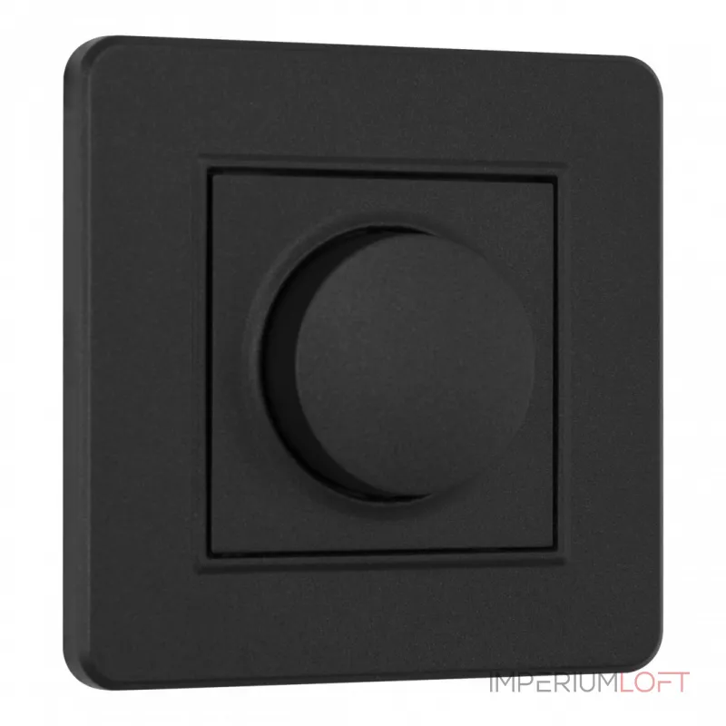 Комплект - диммер 500W с рамкой однопостовой Arte Milano SET16-1-48-1 black