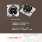 Розетка круглая с заземлением, шторками, рамкой однопостовой Arte Milano SET08-1-40-1 silver от ImperiumLoft