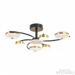 Потолочная люстра Arte Milano Ferrara-72069 279169/3+3 BK/GD