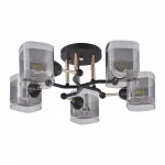 Потолочная люстра Arte Milano AMALFI-324308 324308/5 BK+FG