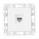 Розетка телефонная, RJ11 217.51-1.white