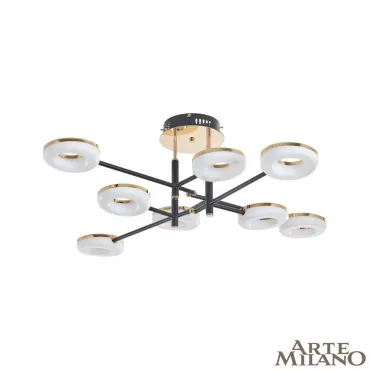 Светильник светодиодный Arte Milano Ferrara-72999 272999/8 BK/GD