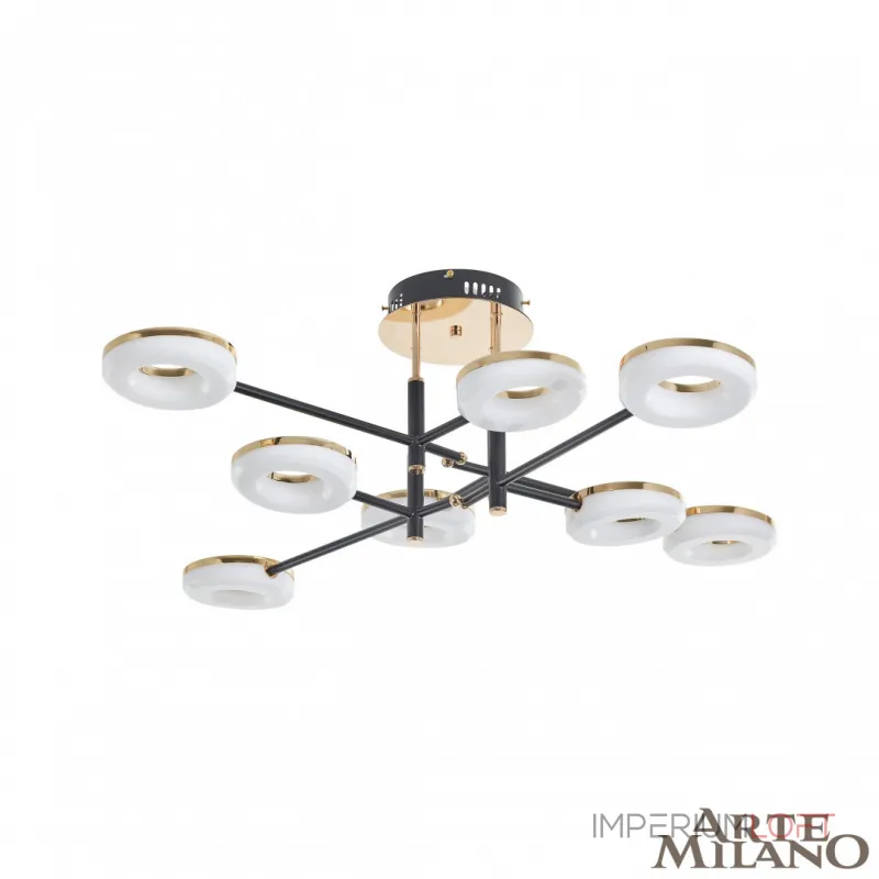 Светильник светодиодный Arte Milano Ferrara-72999 272999/8 BK/GD