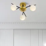 Потолочная люстра Arte Milano Neapolis-73408 273408/3 BK/GD