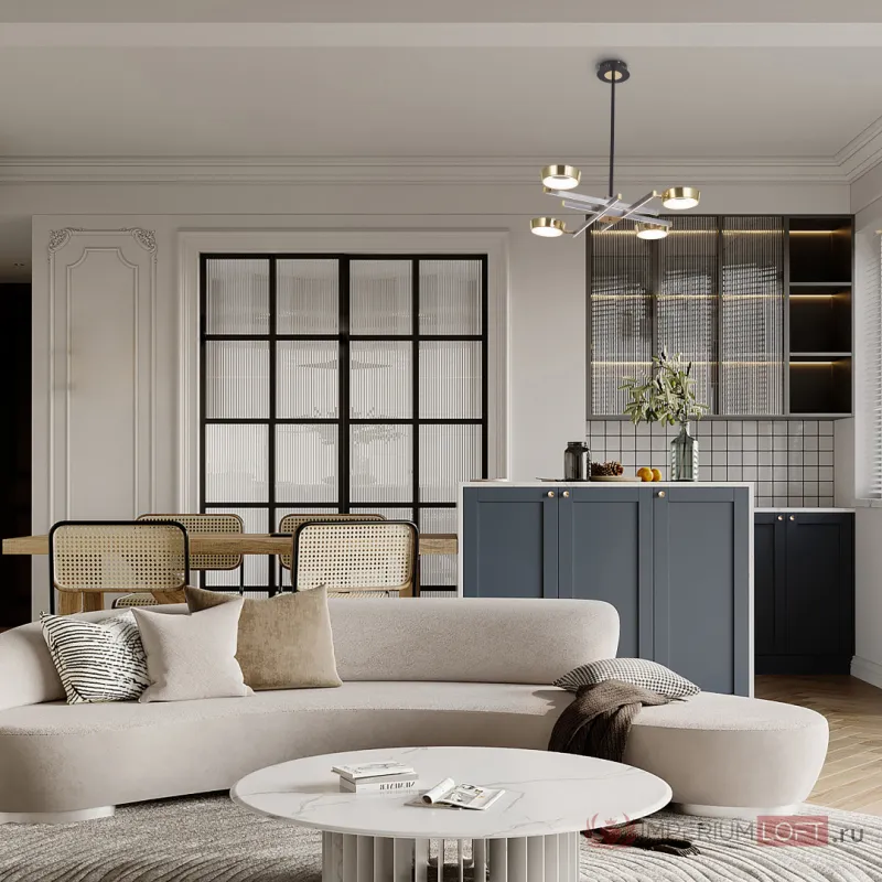 Люстра светодиодная Arte Milano Ferrara-71279 271279/4 NI/GD от ImperiumLoft