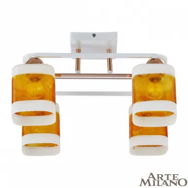 Люстра Arte Milano AMALFI-322008 322008/4 WH+FG