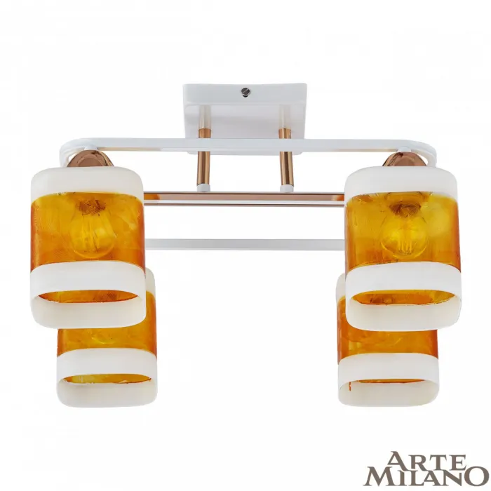 Люстра Arte Milano AMALFI-322008 322008/4 WH+FG от ImperiumLoft