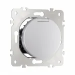 Розетка с заземлением, шторками и защитной крышкой, 16A 250V 202.41-1.silver от ImperiumLoft