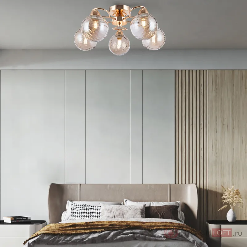 Люстра Arte Milano AMALFI-329207 329207/5 GD от ImperiumLoft
