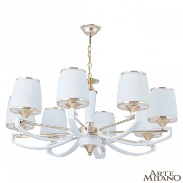 Люстра подвесная Arte Milano Florentia-2457 302457/8 Wh/Gd