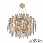Подвесная люстра Arte Milano AM-7753B 7753B.D600.H300.E14.6 G