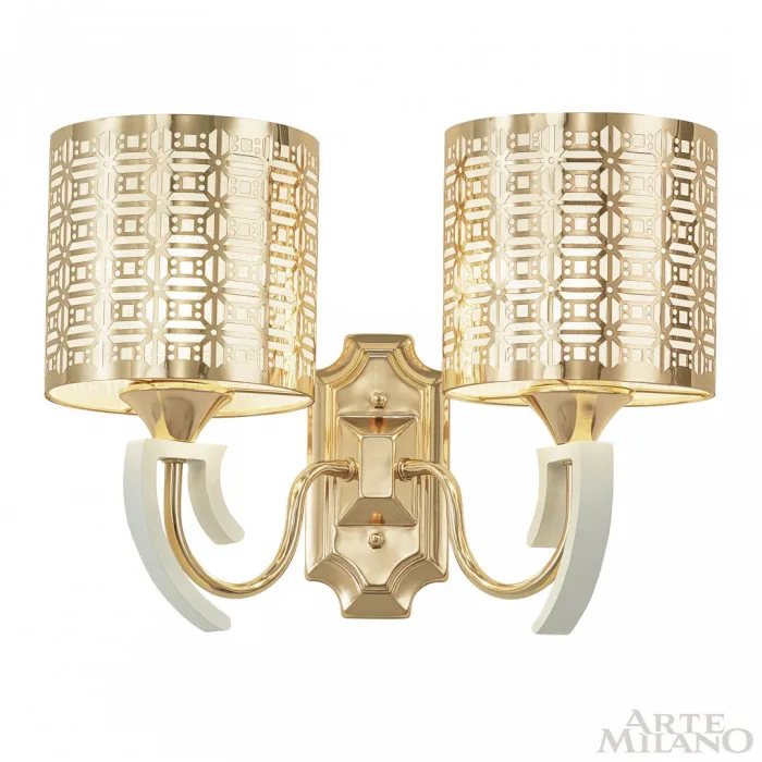 Бра Arte Milano Florentia-8857 308857/2W Wh/Gd от ImperiumLoft