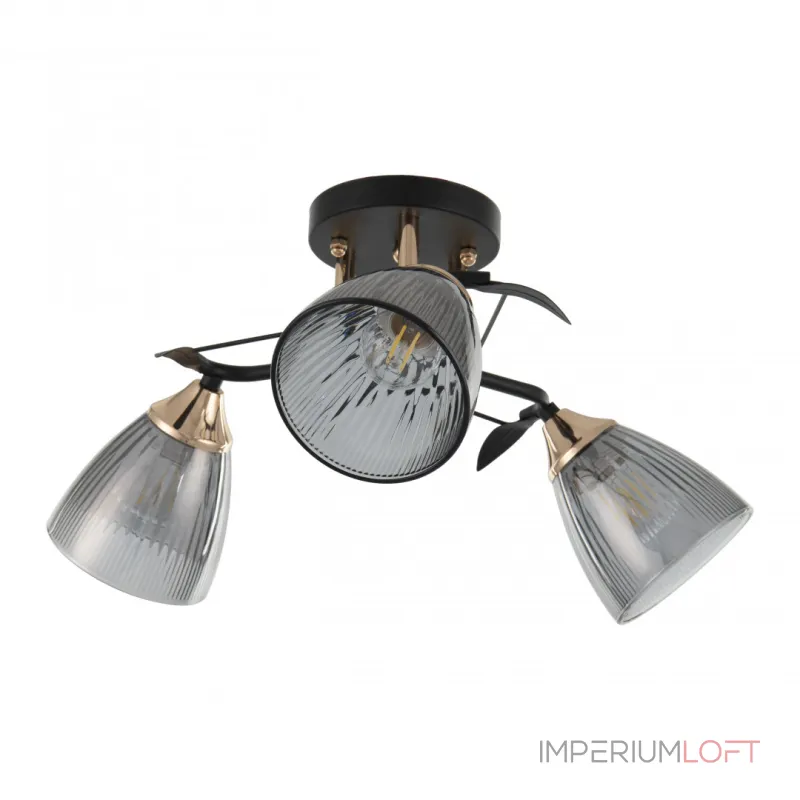 Потолочная люстра Arte Milano AMALFI-322610 322610/3 BK+FG Потолочная люстра Arte Milano AMALFI-322610 322610/3 BK+FG