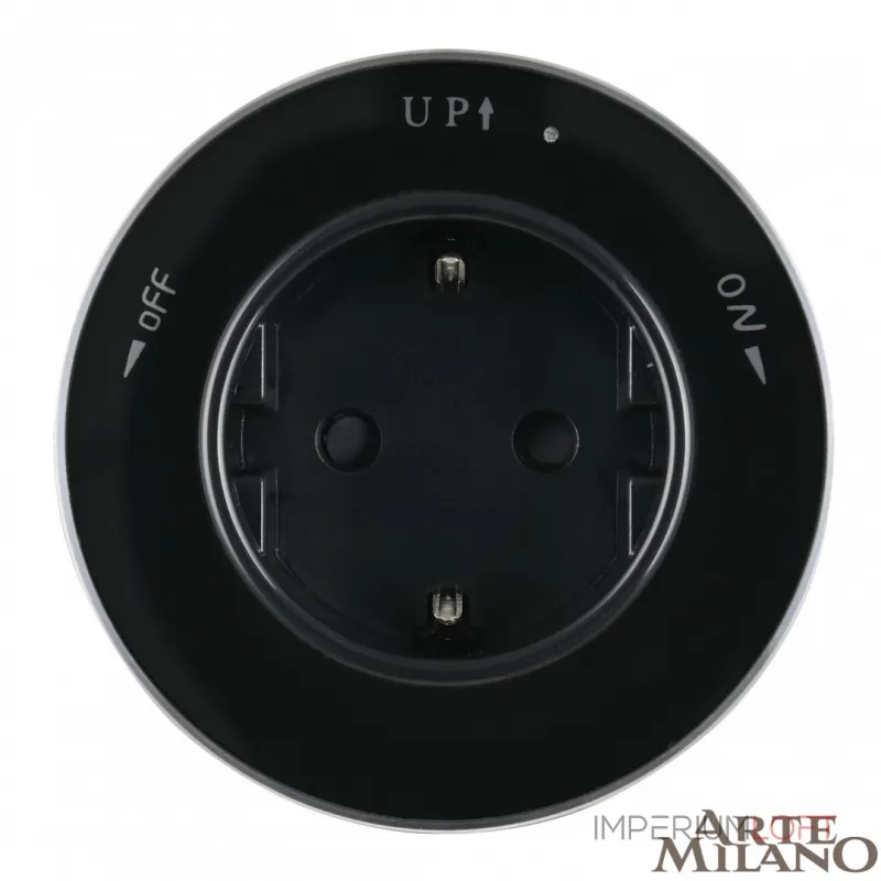 Трековая розетка, 16A 250V 380011TS/ES Black от ImperiumLoft