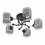 Потолочная люстра Arte Milano AMALFI-324308 324308/5 BK+FG