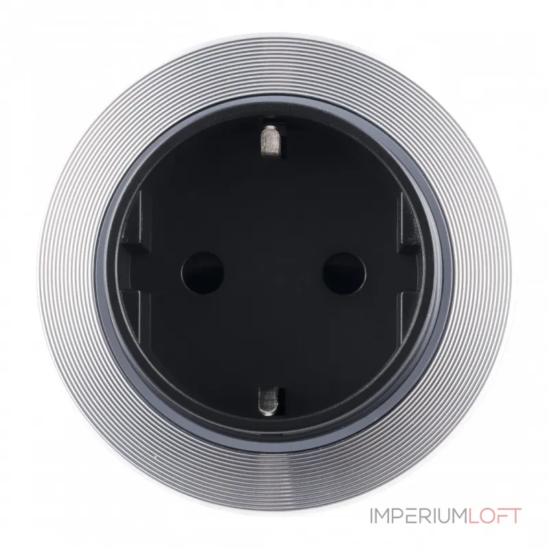 Трековая розетка, 16A 250V 397952TS/ES Silver от ImperiumLoft