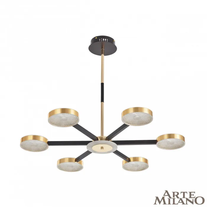Люстра светодиодная Arte Milano Ferrara-72079 272079/6 BK/GD от ImperiumLoft
