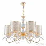 Подвесная люстра Arte Milano Florentia-9787 309787/6 Wh/Gd