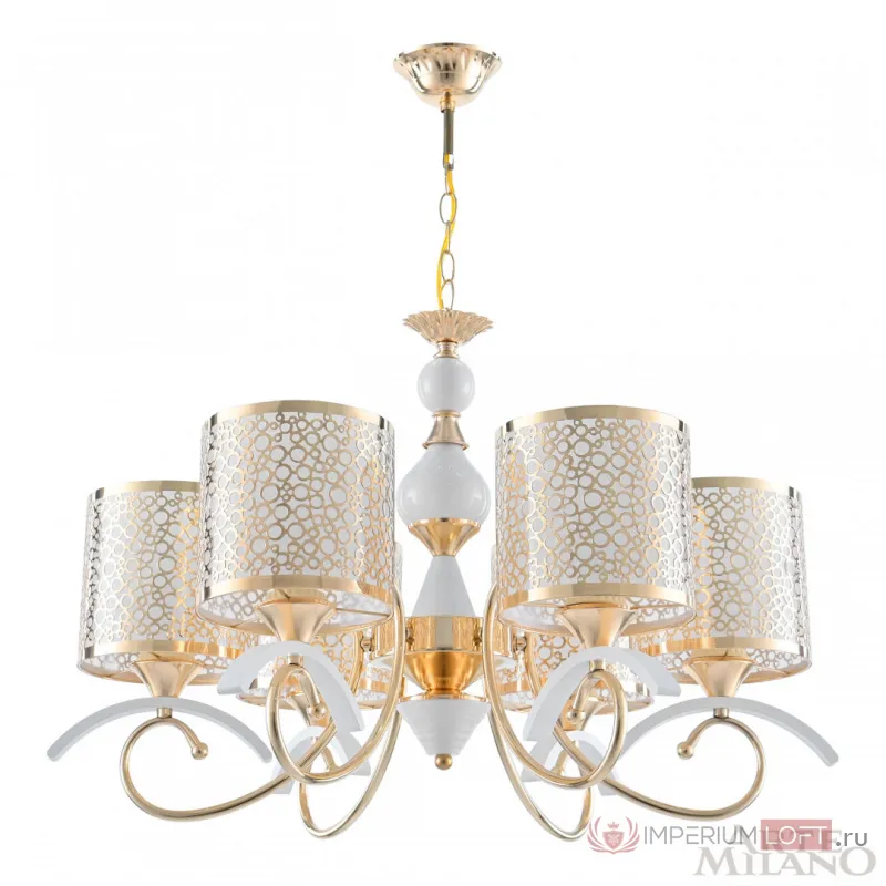 Люстра подвесная Arte Milano Florentia-9787 309787/6 Wh/Gd от ImperiumLoft
