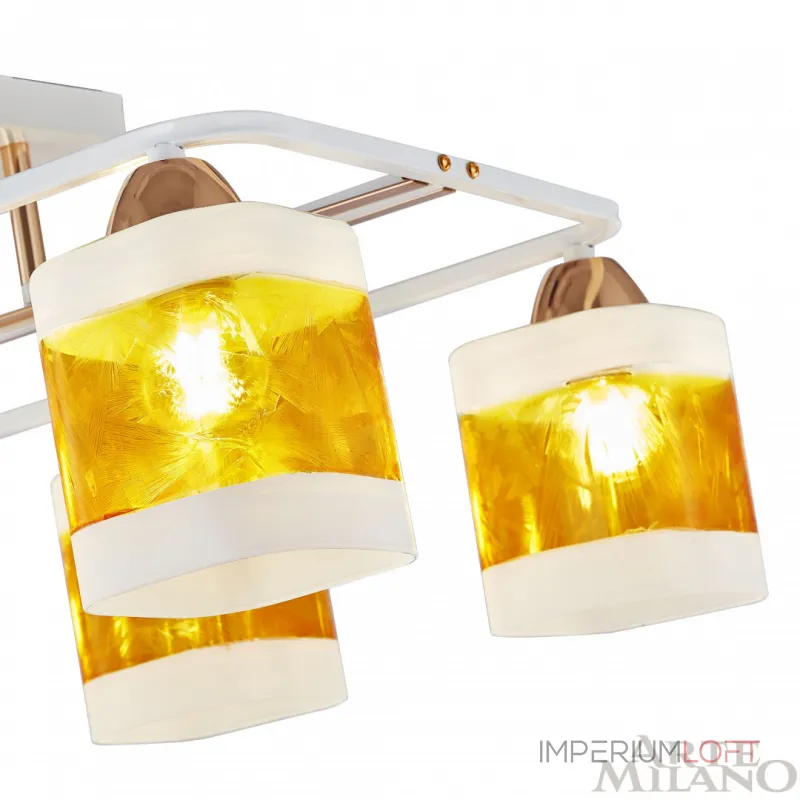 Потолочная люстра Arte Milano AMALFI-322008 322008/6 WH+FG